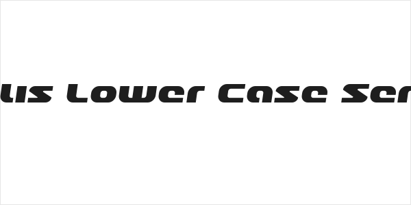 Annapolis Lower Case Semi-Italic Logo