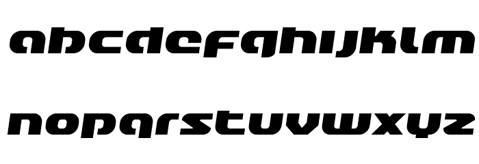 Annapolis Lower Case Semi-Italic Font LOWERCASE