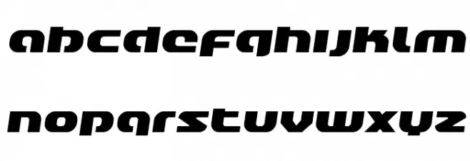 Annapolis Lower Case Semi-Italic Caratteri MINUSCOLO