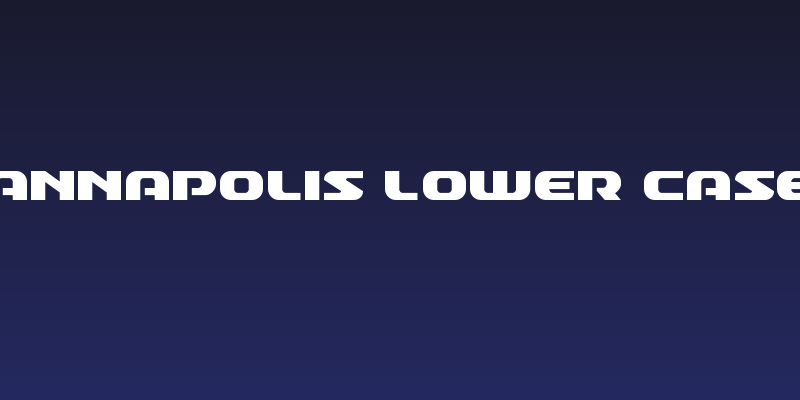 Annapolis Lower Case Social Header