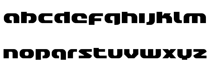 Annapolis Lower Case Font LOWERCASE