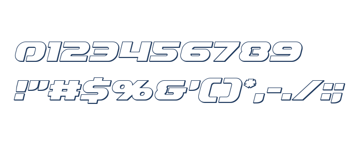Annapolis Outline Italic Other Characters