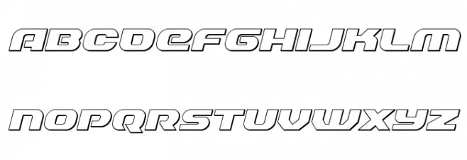 Annapolis Outline Italic Polices MAJUSCULES