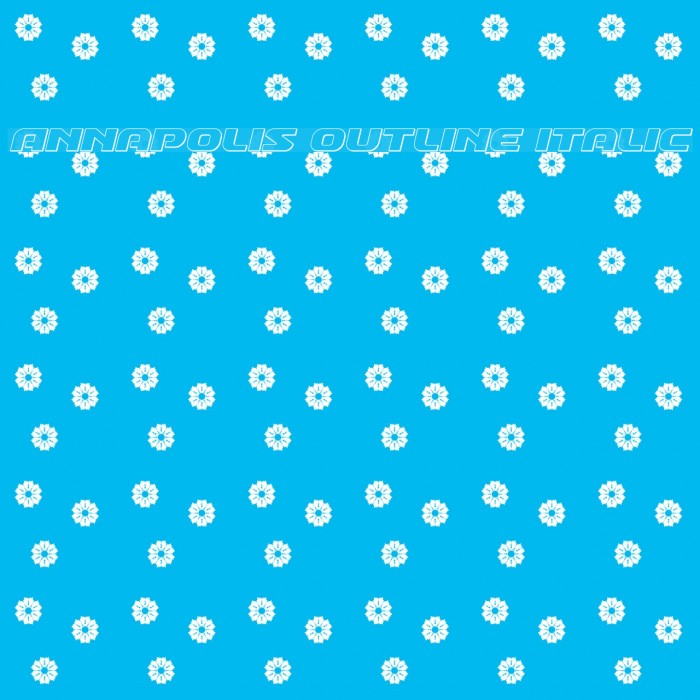 Annapolis Outline Italic Example 2