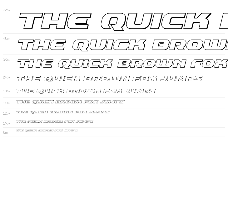 Annapolis Outline Italic Waterfall