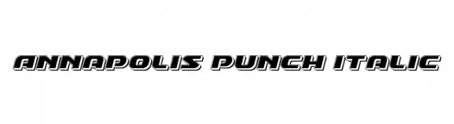Annapolis Punch Italic  Descarca Fonturi Gratis