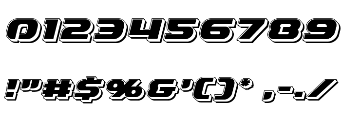 Annapolis Punch Italic Font OTHER CHARS