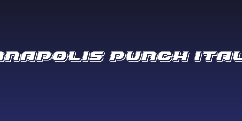 Annapolis Punch Italic Social Header