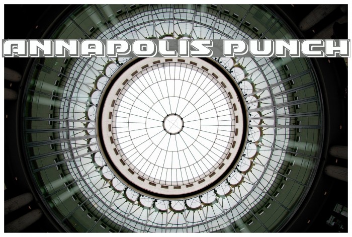 Annapolis Punch Font examples
