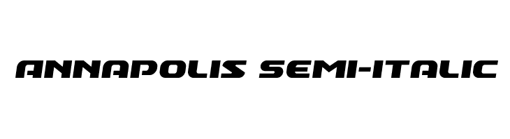 Annapolis Semi-Italic  नि: शुल्क फ़ॉन्ट्स डाउनलोड