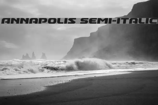 Annapolis Semi-Italic Font examples