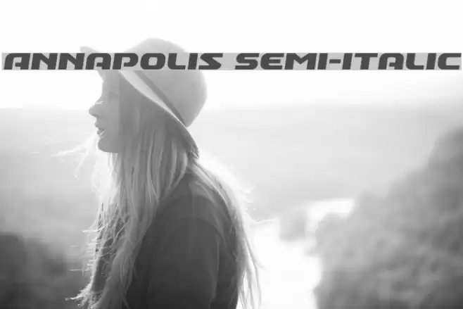 Annapolis Semi-Italic Font examples
