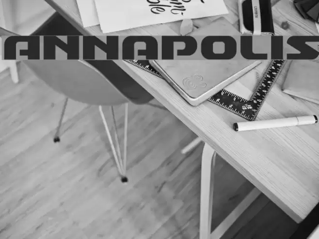 Annapolis Font examples