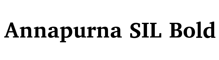 Annapurna SIL Bold Font