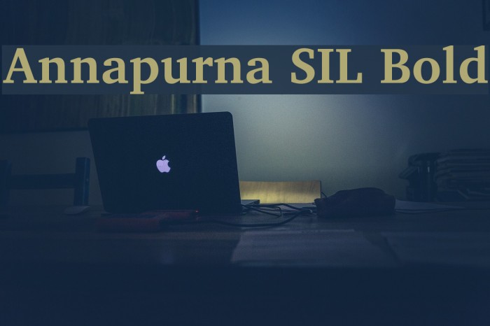 Annapurna SIL Bold Font examples