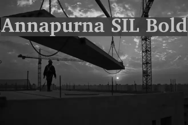 Annapurna SIL Bold examples