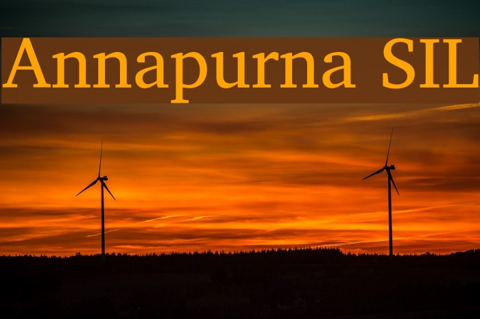 Annapurna SIL Font examples