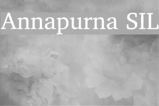 Annapurna SIL Font examples