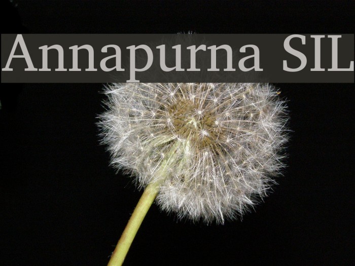 Annapurna SIL Font examples