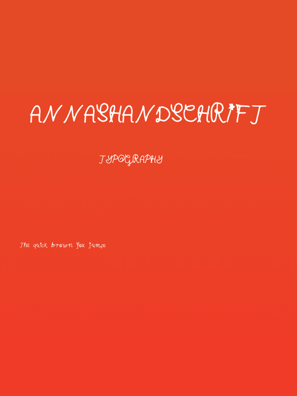 AnnasHandschrift Poster