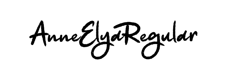 Anne Elya Regular  font caratteri gratis