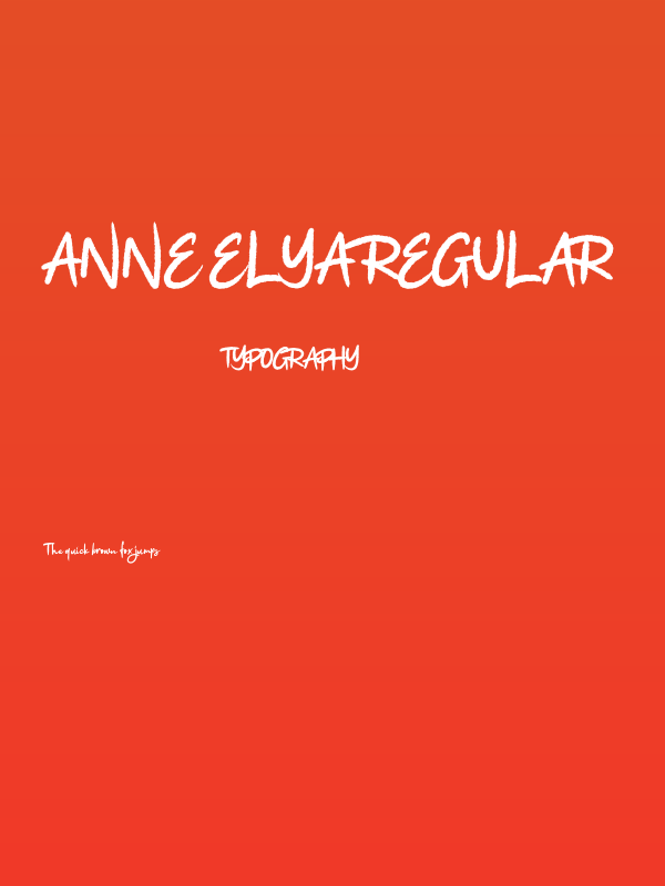 Anne Elya Regular Poster