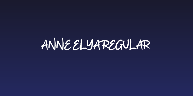 Anne Elya Regular Social Header