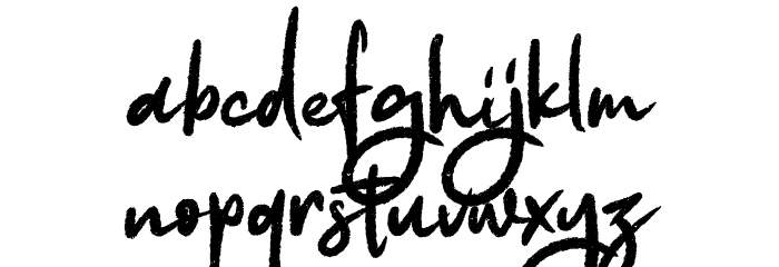 Anne Elya Regular Font LOWERCASE