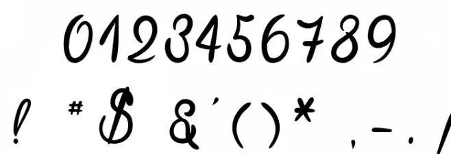 Anne Exilum Font OTHER CHARS