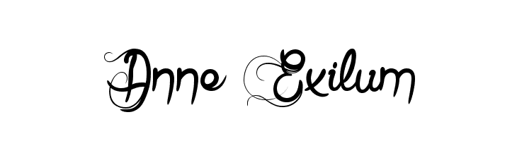 Anne Exilum  Free Fonts Download