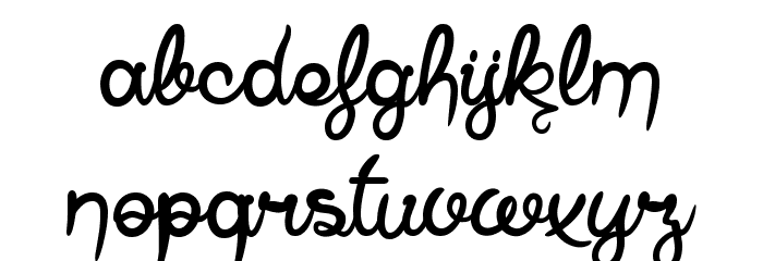 Anne Exilum Font LOWERCASE