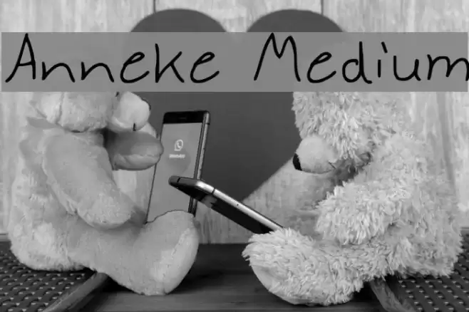 Anneke Medium Font examples