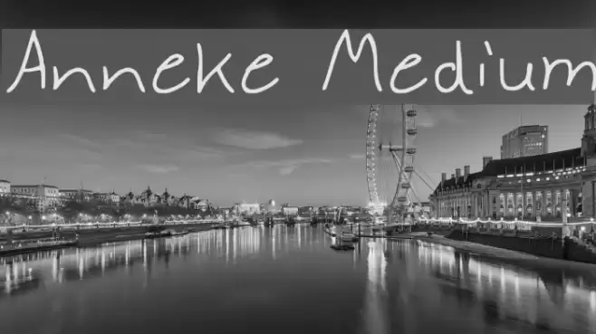 Anneke Medium Font examples