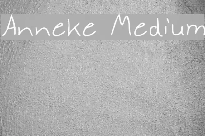 Anneke Medium Font examples