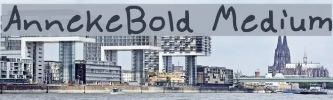 AnnekeBold Medium Example 2