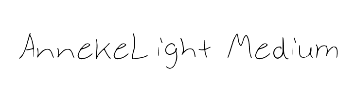 AnnekeLight Medium  नि: शुल्क फ़ॉन्ट्स डाउनलोड