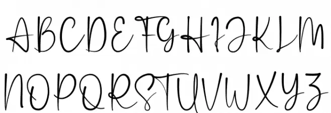 Anneth  Believer Schriftart Groß