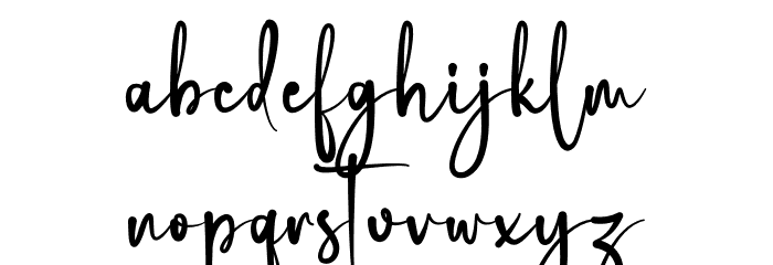 Anneth Believer Font LOWERCASE