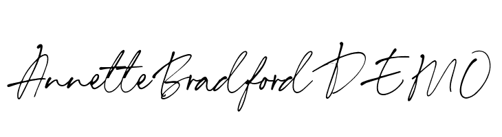 AnnetteBradfordDEMO  font caratteri gratis