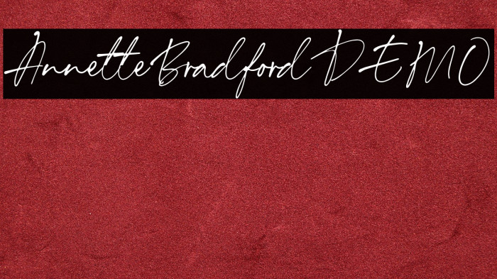 AnnetteBradfordDEMO Example 1