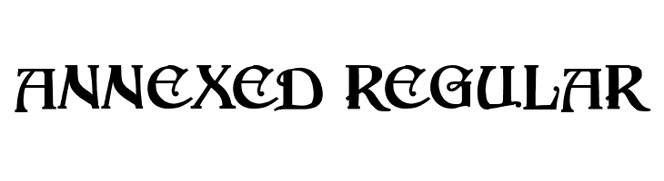 Annexed Regular  Frei Schriftart Herunterladen