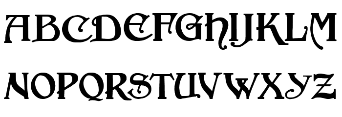 Annexed Regular Font LOWERCASE