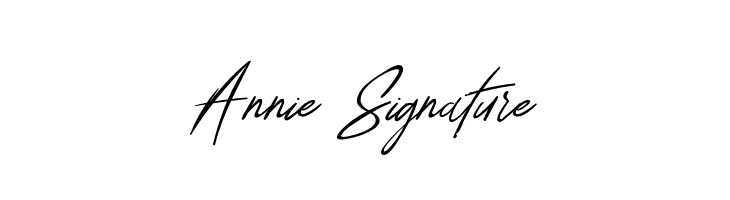 Annie Signature  免费字体下载