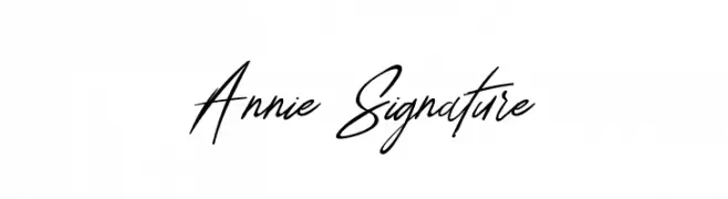Annie Signature  les polices de caractères gratuit tlcharger