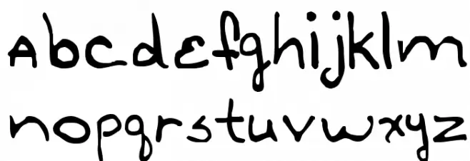 Annie फ़ॉन्ट लोअरकेस