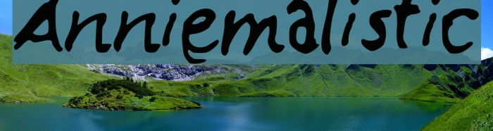 Anniemalistic Font examples