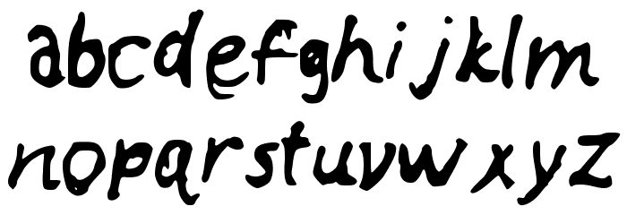 Anniemalistic Font LOWERCASE