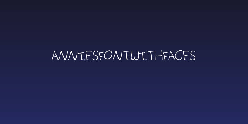 AnniesFontwithFaces Social Header