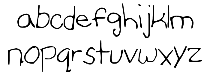 AnniesFontwithFaces Font LOWERCASE