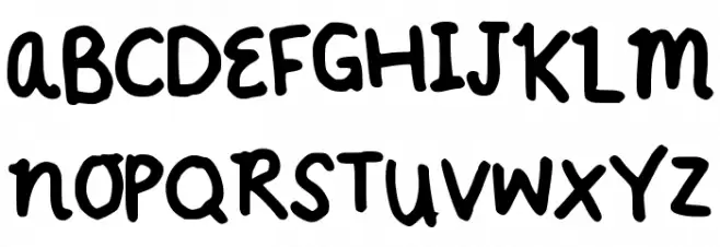 AnniesHandwriting Font Litere mari